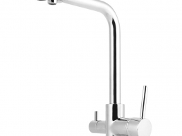 faucet 3 line chrome